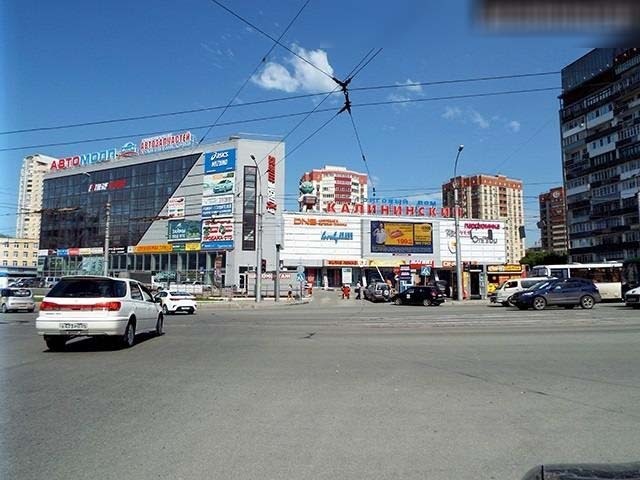 Фотография рекламного носителя, тип: Медиафасад, адрес: Б. Хмельницкого ул., д.1, Новосибирск, Новосибирская область, Россия. Сторона Ah1 №552772