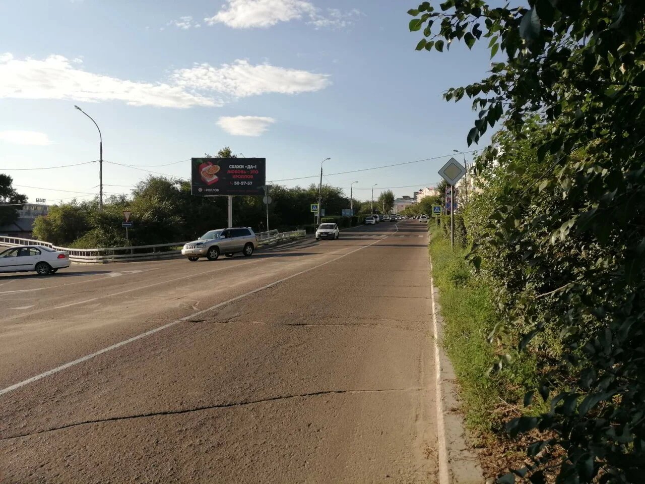 Фотография рекламного носителя, тип: Билборд 3x6, адрес: Победы пр-т., Улан-Удэ, Республика Бурятия, Россия. Сторона B №851052