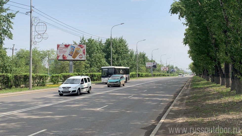 Фотография рекламного носителя, тип: Билборд 3x6, адрес: Свердловская ул., д.15, стр. 8, поз.2, Красноярск, Красноярский край, Россия. Сторона Б №836470