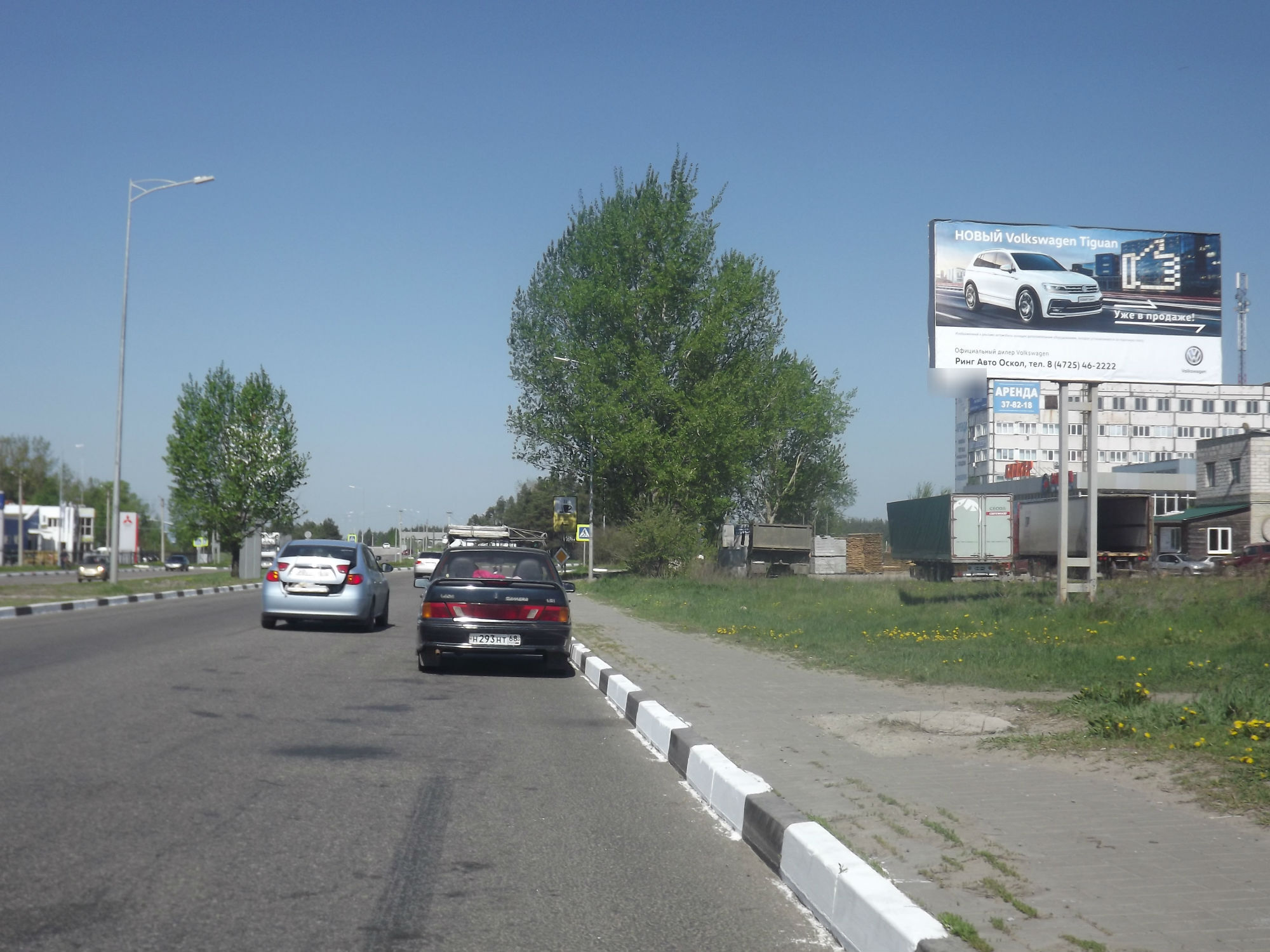 Фотография рекламного носителя, тип: Билборд 3x6, адрес: Алексея Угарова пр-т., автомобильный рынок, Старый Оскол, Белгородская область, Россия. Сторона A №567072