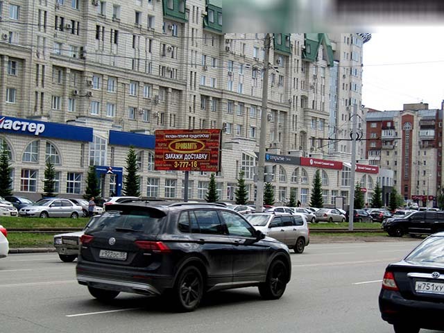 Фотография рекламного носителя, тип: Билборд 3x6, адрес: Маршала Жукова ул., д.101, Омск, Омская область, Россия. Сторона Б №616874
