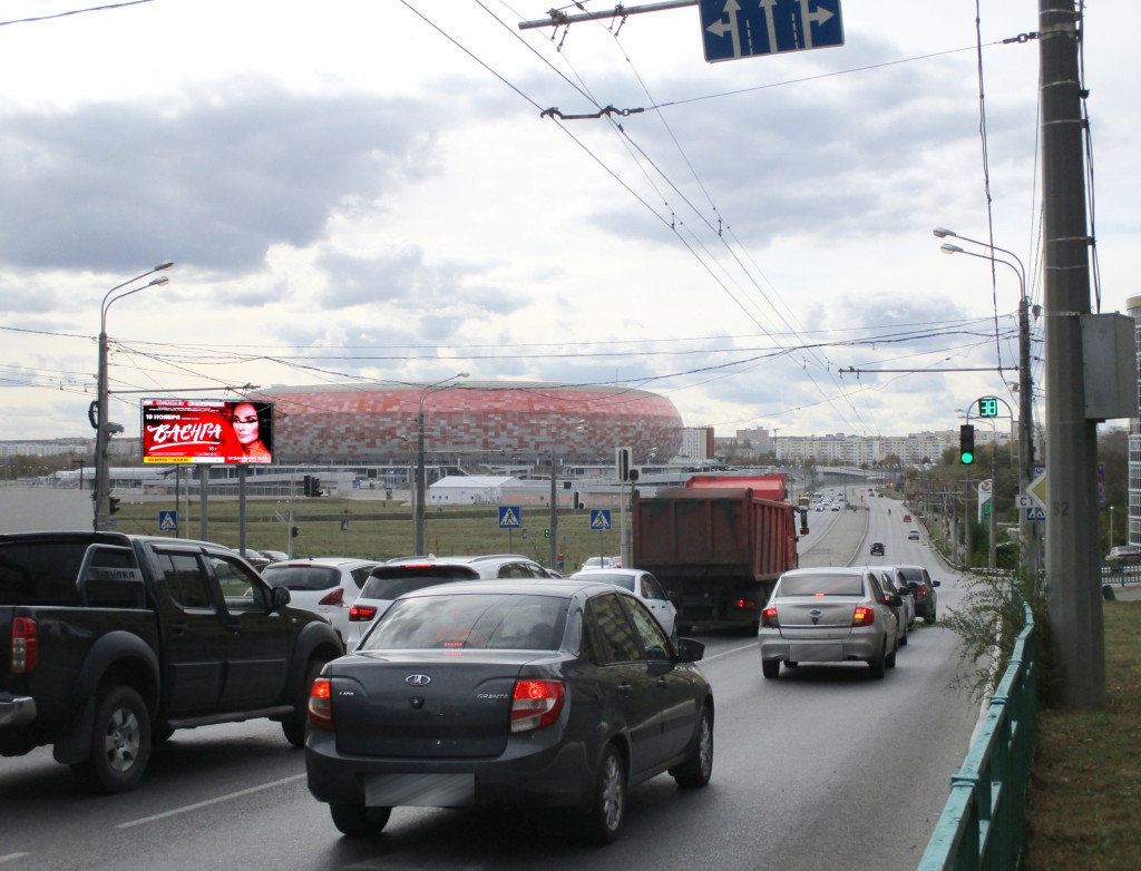 Фотография рекламного носителя, тип: Билборд 3x6, адрес: Волгоградская ул., д.71, Саранск, Республика Мордовия, Россия. Сторона Б35 №1051640