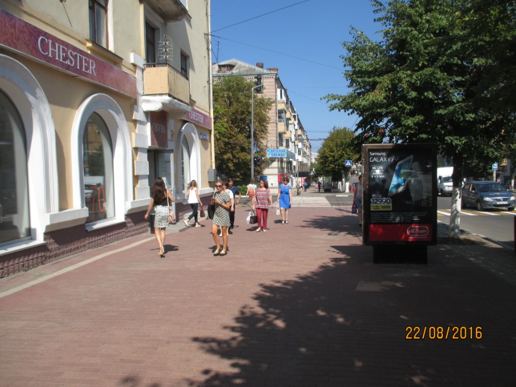Фотография рекламного носителя, тип: Ситиформат 1.8x1.2, адрес: Ленина пр-т., д.9, поз.1, Брянск, Брянская область, Россия. Сторона B №857910