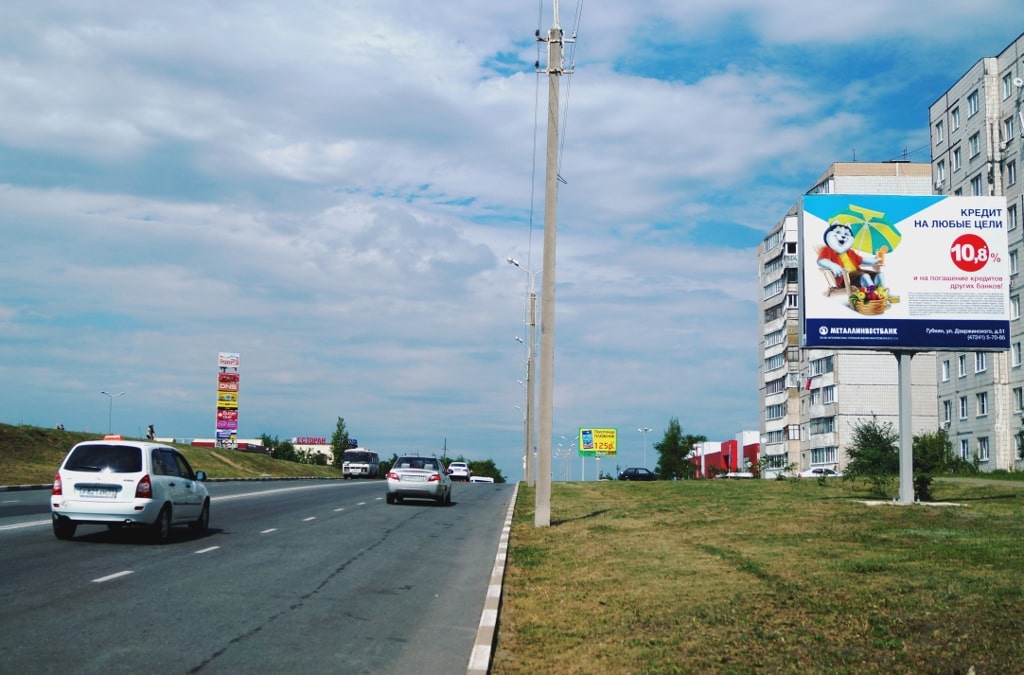 Фотография рекламного носителя, тип: Билборд 3x4, адрес: Преображенская ул., д.4/2, Губкин, Белгородская область, Россия. Сторона A №1010361