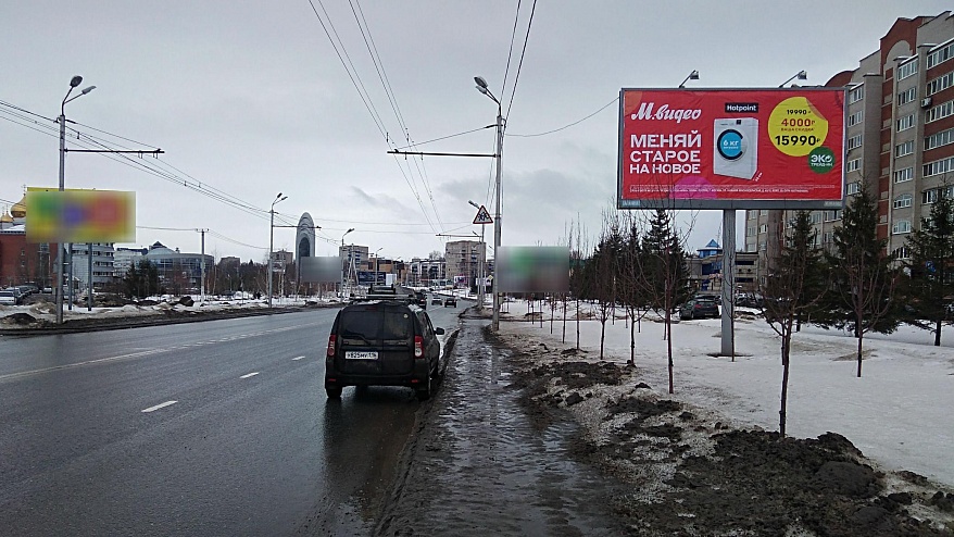 Фотография рекламного носителя, тип: Билборд 3x6, адрес: Ленина ул., д.123, Альметьевск, Республика Татарстан, Россия. Сторона A №457429