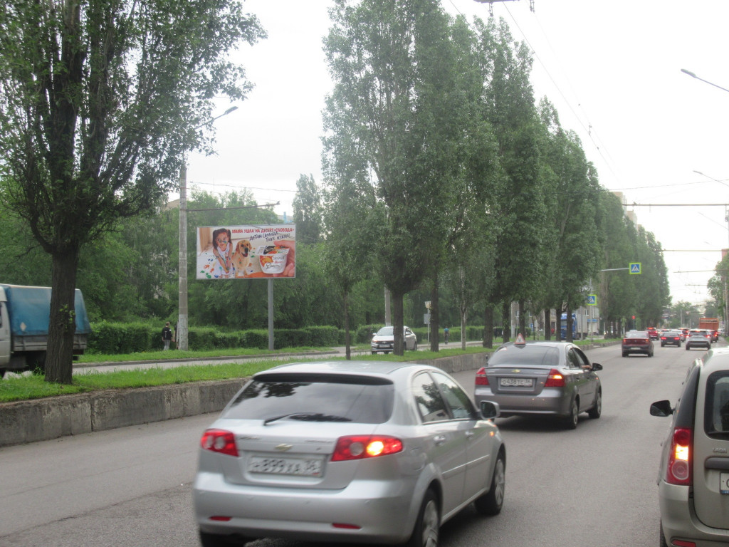 Фотография рекламного носителя, тип: Билборд 3x6, адрес: Пеше-Стрелецкая ул., д.74, Воронеж, Воронежская область, Россия. Сторона Б №972473