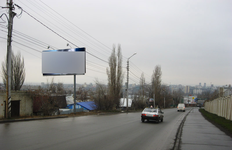 Фотография рекламного носителя, тип: Билборд 3x6, адрес: Симбирская ул., д.22 Х Пристанская ул., Саратов, Саратовская область, Россия. Сторона B №418505