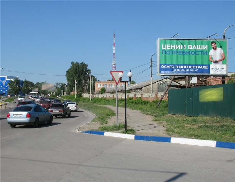 Фотография рекламного носителя, тип: Билборд 3x6, адрес: Яблочкова пр-зд., д.6, Рязань, Рязанская область, Россия. Сторона А1-А3 №793737