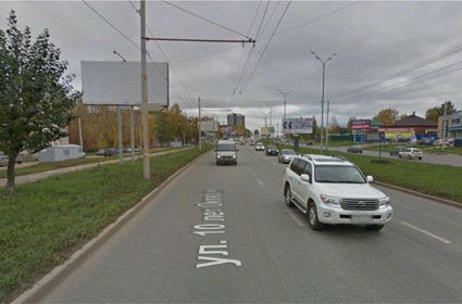 Фотография рекламного носителя, тип: Билборд 3x6, адрес: 10 лет Октября ул., д.171 Х Чехова ул., Ижевск, Республика Удмуртия, Россия. Сторона B №670139