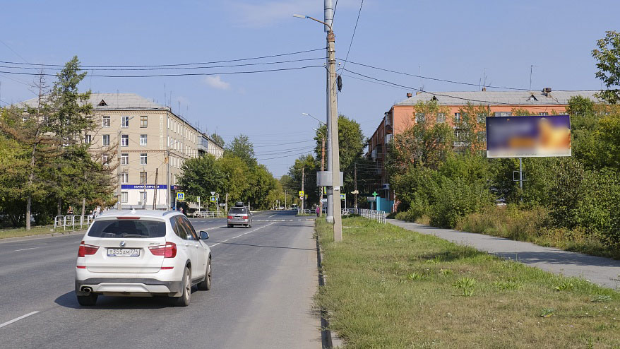 Фотография рекламного носителя, тип: Билборд 3x6, адрес: Богдана Хмельницкого ул., д.43, Челябинск, Челябинская область, Россия. Сторона А №952625
