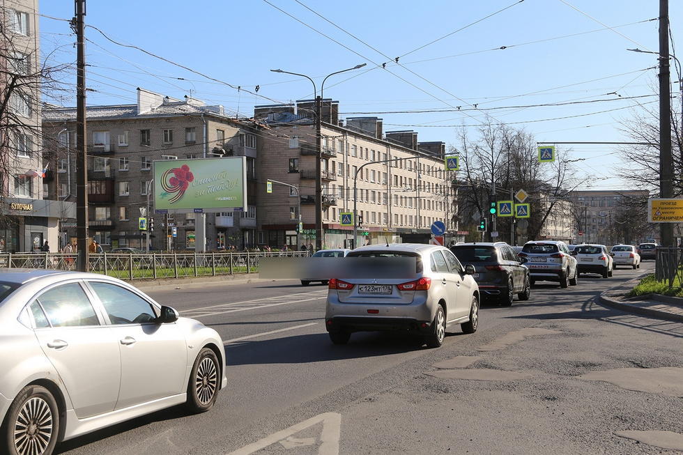 Фотография рекламного носителя, тип: Билборд 3x6, адрес: Ланское ш., д.15 Х Новосибирская ул., Санкт-Петербург, Россия. Сторона Б1 №724241