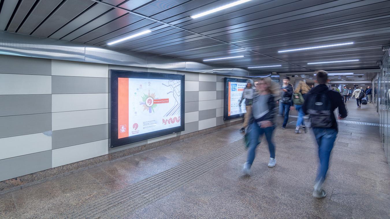 Фотография рекламного носителя, тип: Лайтбокс, адрес: Станция метро «Коньково», линия Калужско-Рижская, Москва, Россия. Сторона/вариант 20 №821857