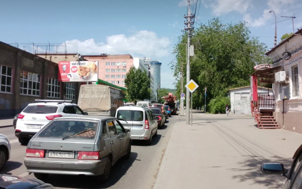 Фотография рекламного носителя, тип: Билборд 3x6, адрес: Рабочая ул., д.133А Х Железнодорожная ул., Саратов, Саратовская область, Россия. Сторона Б №554280