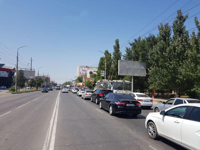 Фотография рекламного носителя, тип: Билборд 3x6, адрес: Шамиля пр-т., д.39, Махачкала, Республика Дагестан, Россия. Сторона А №779090