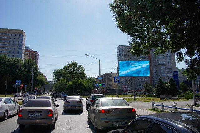 Фотография рекламного носителя, тип: Билборд 3x6, адрес: Ерёменко ул. Х Малиновского ул., Ростов-на-Дону, Ростовская область, Россия. Сторона А1-А3 №781662