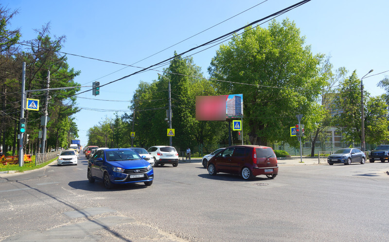 Фотография рекламного носителя, тип: Билборд 3x6, адрес: Кирова ул., д.162а Х Каракозова ул., Тула, Тульская область, Россия. Сторона A №805993