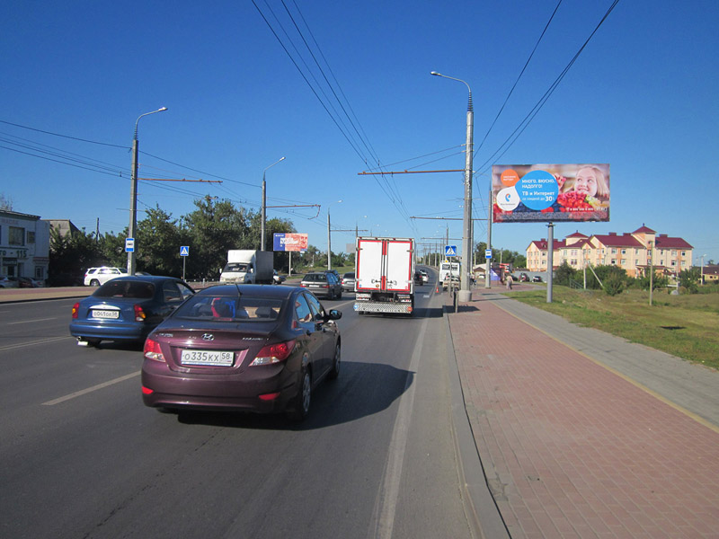 Фотография рекламного носителя, тип: Билборд 3x6, адрес: Терновского ул., Россельхозбанк, Пенза, Пензенская область, Россия. Сторона А №755415