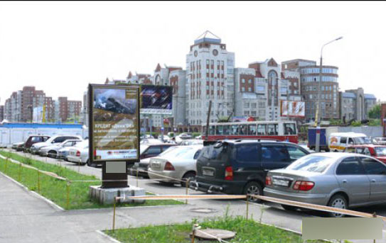 Фотография рекламного носителя, тип: Ситиформат 1.8x1.2, адрес: Маршала Жукова ул., д.101, Омск, Омская область, Россия. Сторона Б №420849