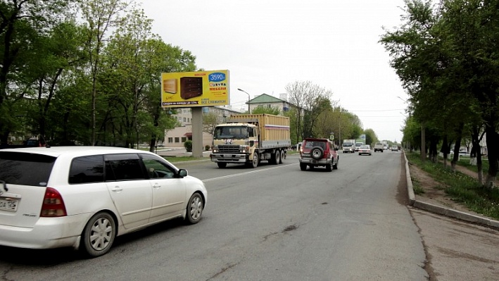 Фотография рекламного носителя, тип: Билборд 3x6, адрес: Владивостокское ш., ул., д.20а, Уссурийск, Приморский край, Россия. Сторона В №791308