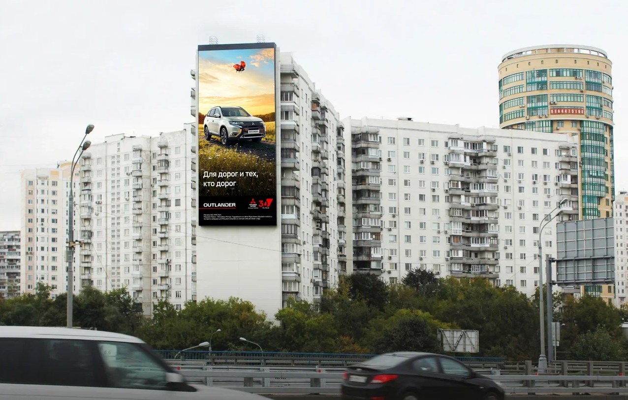 Фотография рекламного носителя, тип: Медиафасад, адрес: Ленинградское ш., д.134, Москва, Россия. Сторона A1-А10 №979155