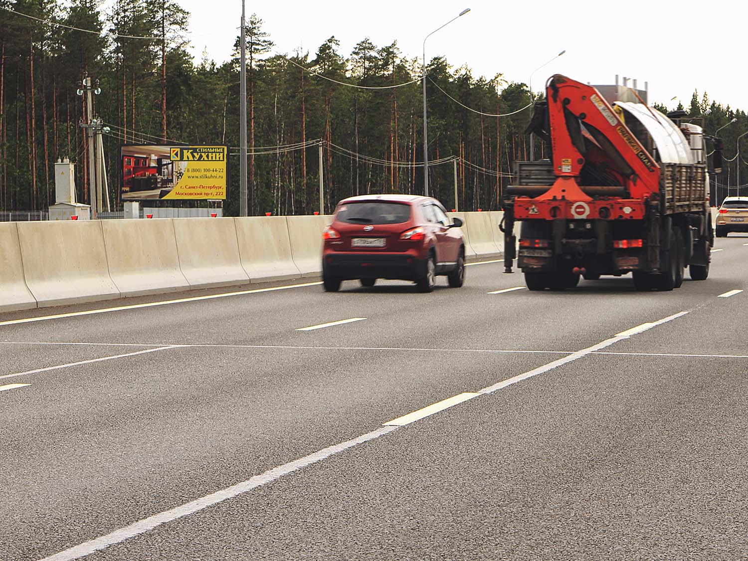Фотография рекламного носителя, тип: Билборд 3x6, адрес: Скандинавия а/д., 47 950м, Ленинградская область, Россия. Сторона Б №504388