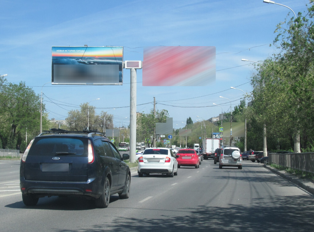 Фотография рекламного носителя, тип: Билборд 3x6, адрес: Еременко ул., д.74 Х Металлургов ул., Волгоград, Волгоградская область, Россия. Сторона А3 №1054498