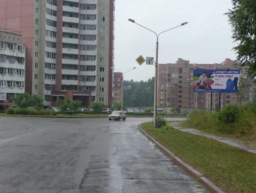 Фотография рекламного носителя, тип: Билборд 3x6, адрес: Железногорск г., 60-лет ВЛКСМ ул., д.48Б, Красноярск, Красноярский край, Россия. Сторона А №745109