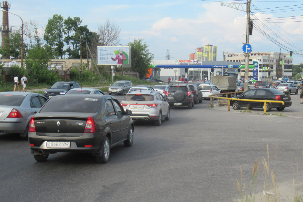 Фотография рекламного носителя, тип: Билборд 3x6, адрес: Яблочкова пр-зд., д.6, Рязань, Рязанская область, Россия. Сторона Б1-Б3 №793738