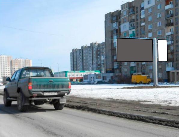 Фотография рекламного носителя, тип: Билборд 3x6, адрес: Горького ул. Х Гайдара ул., Калининград, Калининградская область, Россия. Сторона А2 №699452