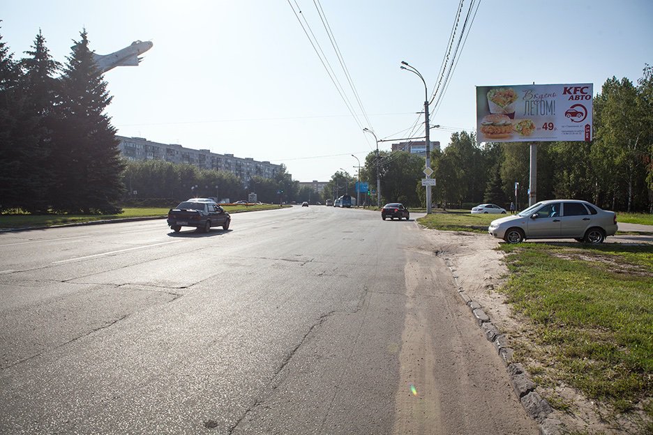 Фотография рекламного носителя, тип: Билборд 3x6, адрес: Победы пр-т. Х Кронштадтская ул., д.1а, Пенза, Пензенская область, Россия. Сторона А №766273
