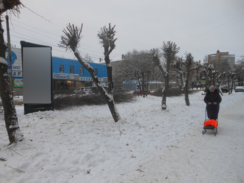 Фотография рекламного носителя, тип: Пиллар 3x1.4, адрес: Чапаева ул., д.36, Киров, Кировская область, Россия. Сторона С №632533