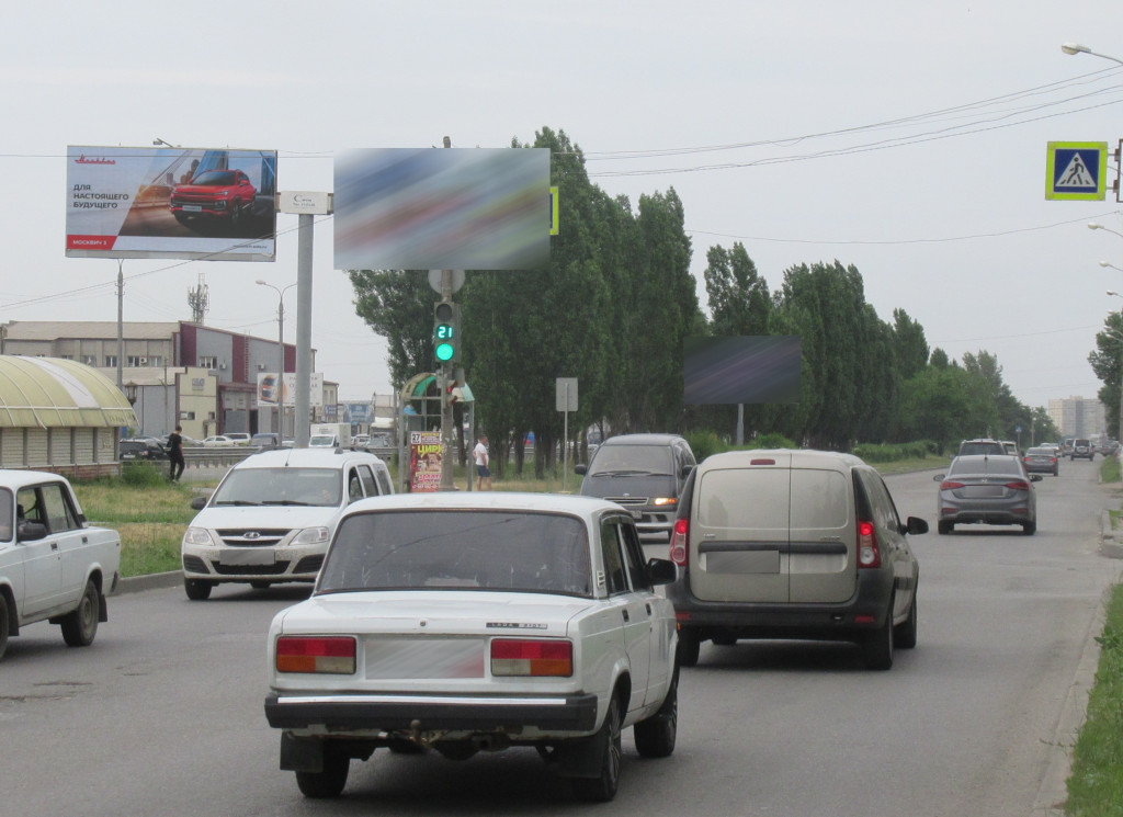 Фотография рекламного носителя, тип: Билборд 3x6, адрес: Землячки ул., ост."8-ой Воздушной Армии ул.", Волгоград, Волгоградская область, Россия. Сторона Б1 №1000485