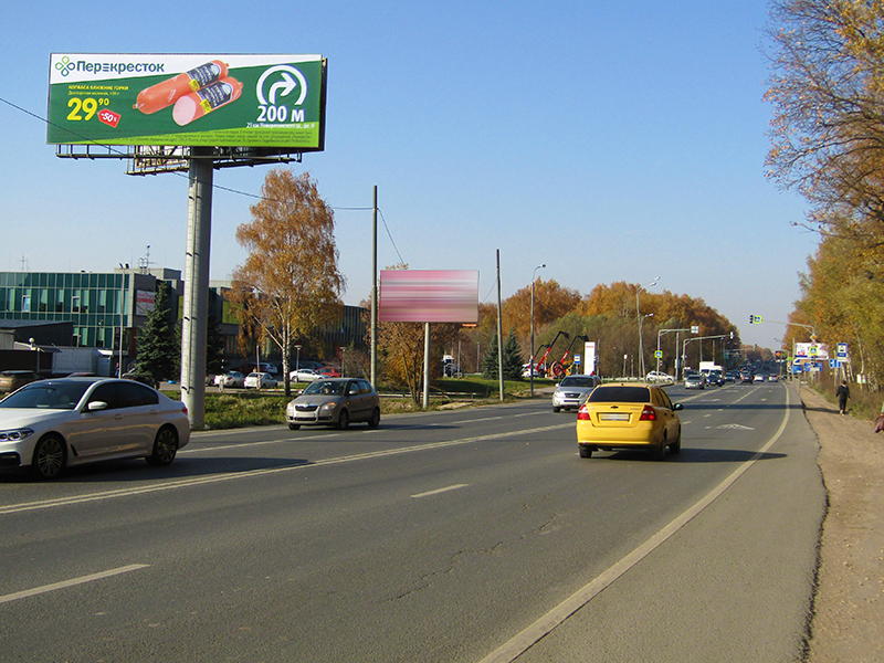 Фотография рекламного носителя, тип: Суперсайт 4x12, адрес: Пятницкое ш., 56 400м, Красногорск, Московская область, Россия. Сторона Б №774129