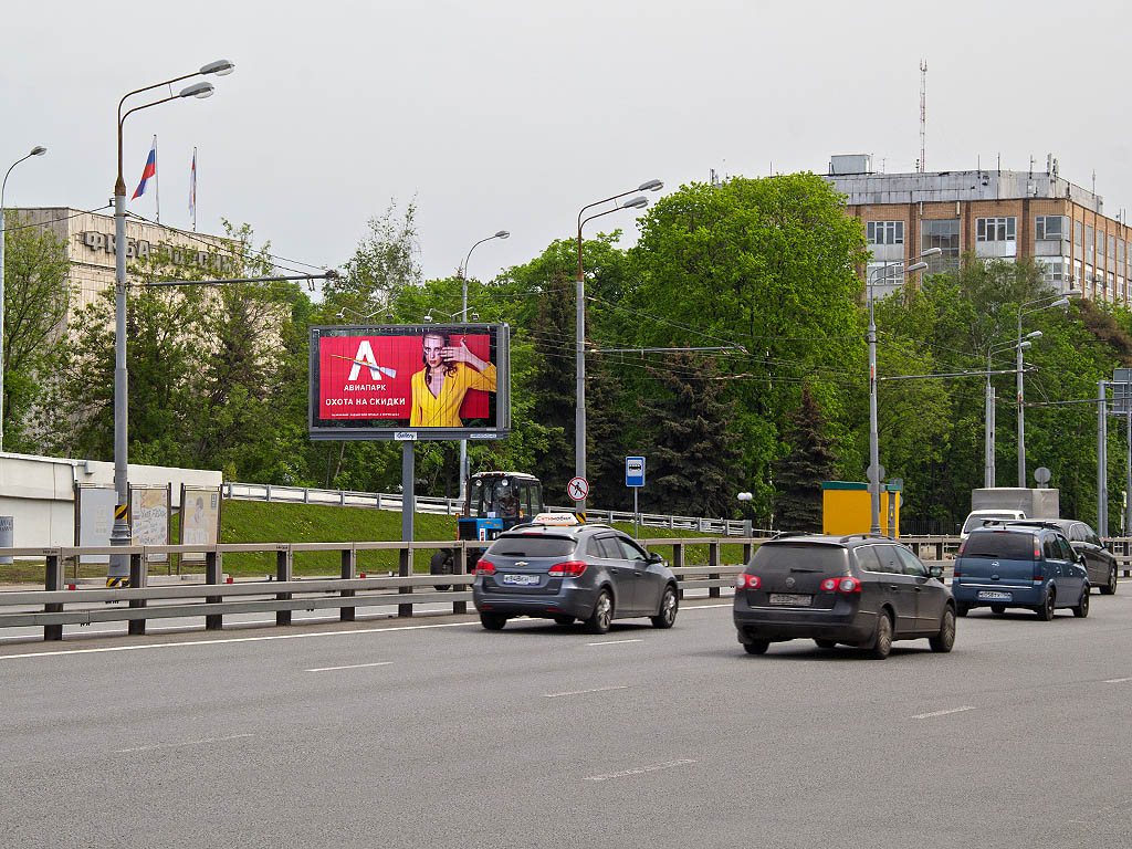 Фотография рекламного носителя, тип: Билборд 3x6, адрес: Волоколамское ш. д.30, Москва, Россия. Сторона Bh1-Bh4 №938449
