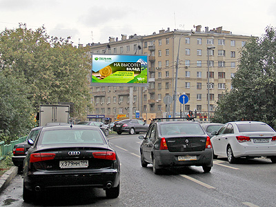 Фотография рекламного носителя, тип: Билборд 3x6, адрес: Новослободская ул., д.62, Москва, Россия. Сторона B №278513