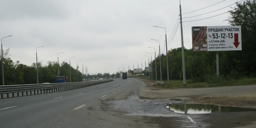 Фотография рекламного носителя, тип: Билборд 3x6, адрес: Вольский тр-т., Серебряный пруд, поз.1, Саратов, Саратовская область, Россия. Сторона А №700234