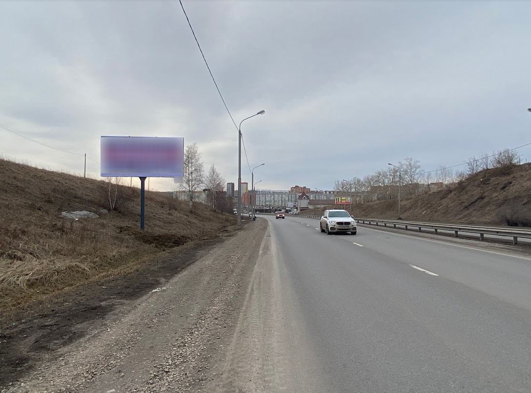 Фотография рекламного носителя, тип: Билборд 3x6, адрес: Енисейский тракт, 7 600м до поста ДПС, Красноярск, Красноярский край, Россия. Сторона Б №870146