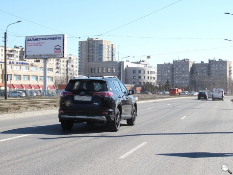 Фотография рекламного носителя, тип: Суперсайт 5x12, адрес: Дальневосточный пр-т., д.26, Санкт-Петербург, Россия. Сторона B №773604