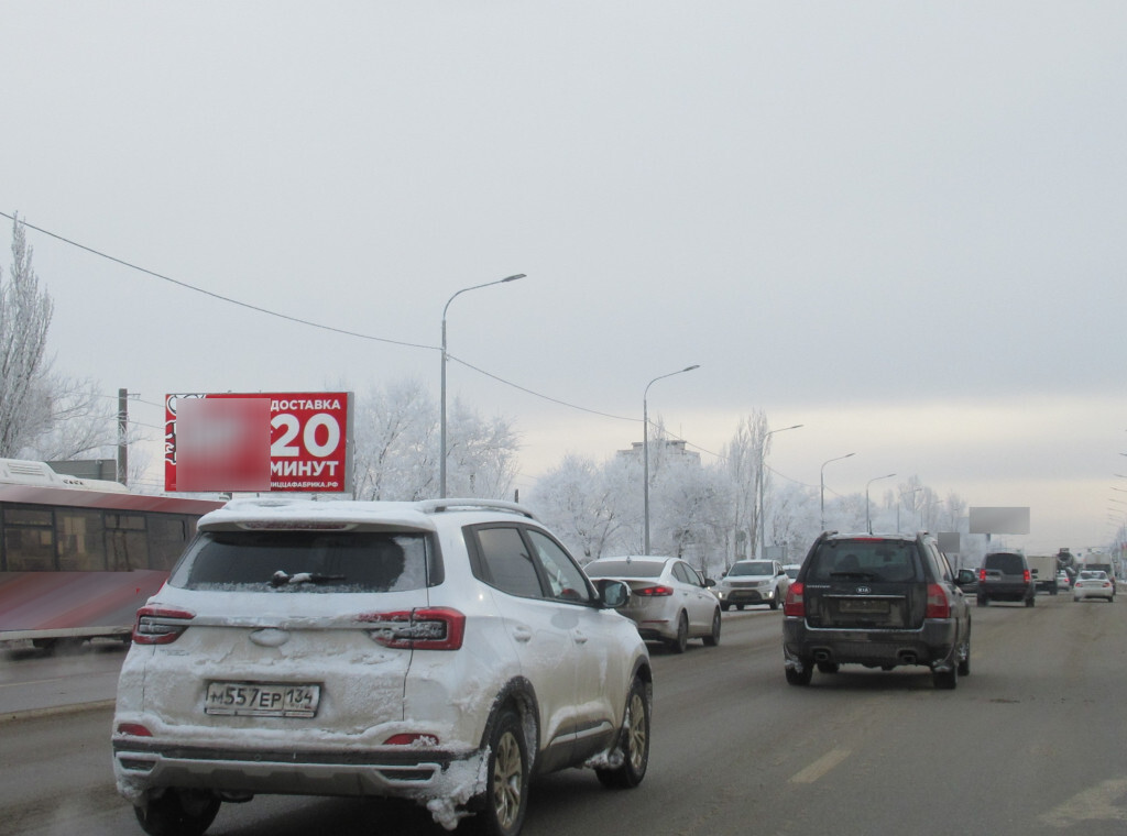 Фотография рекламного носителя, тип: Билборд 3x6, адрес: Историческая ул. Х Жигулевскую ул., Волгоград, Волгоградская область, Россия. Сторона Б №950750