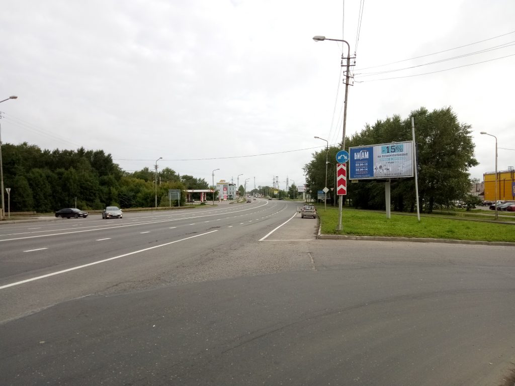 Фотография рекламного носителя, тип: Билборд 3x6, адрес: Кирилловское ш., у ТЦ Лента, Череповец, Вологодская область, Россия. Сторона А1-А3 №855429