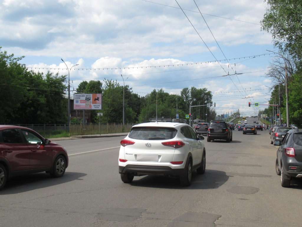 Фотография рекламного носителя, тип: Билборд 3x6, адрес: Октября пр-т., д.63, Ярославль, Ярославская область, Россия. Сторона Б №109609
