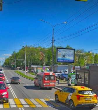 Фотография рекламного носителя, тип: Ситиборд 2.7x3.7, адрес: Советская ул., ТЦ Курс, Видное, Московская область, Россия. Сторона А1-А5 №1375760