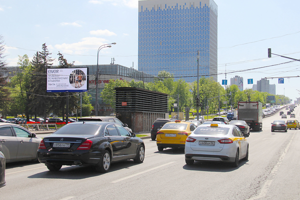 Фотография рекламного носителя, тип: Билборд 3x6, адрес: Профсоюзная ул., д.61а Х Обручева ул., Москва, Россия. Сторона Б №261231