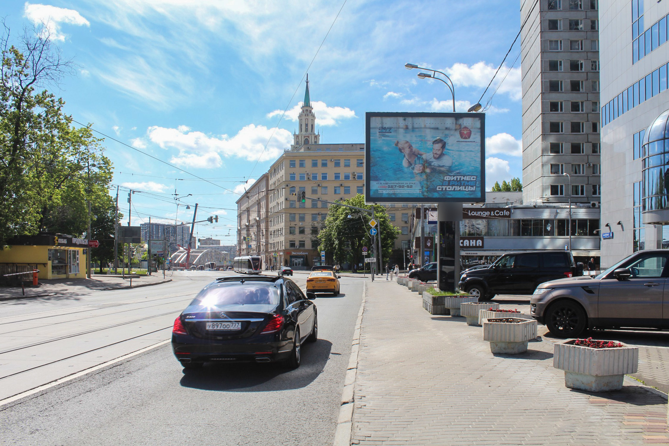 Фотография рекламного носителя, тип: Ситиборд 2.7x3.7, адрес: Каланчевская ул., д.35, Москва, Россия. Сторона А1-А5 №566229