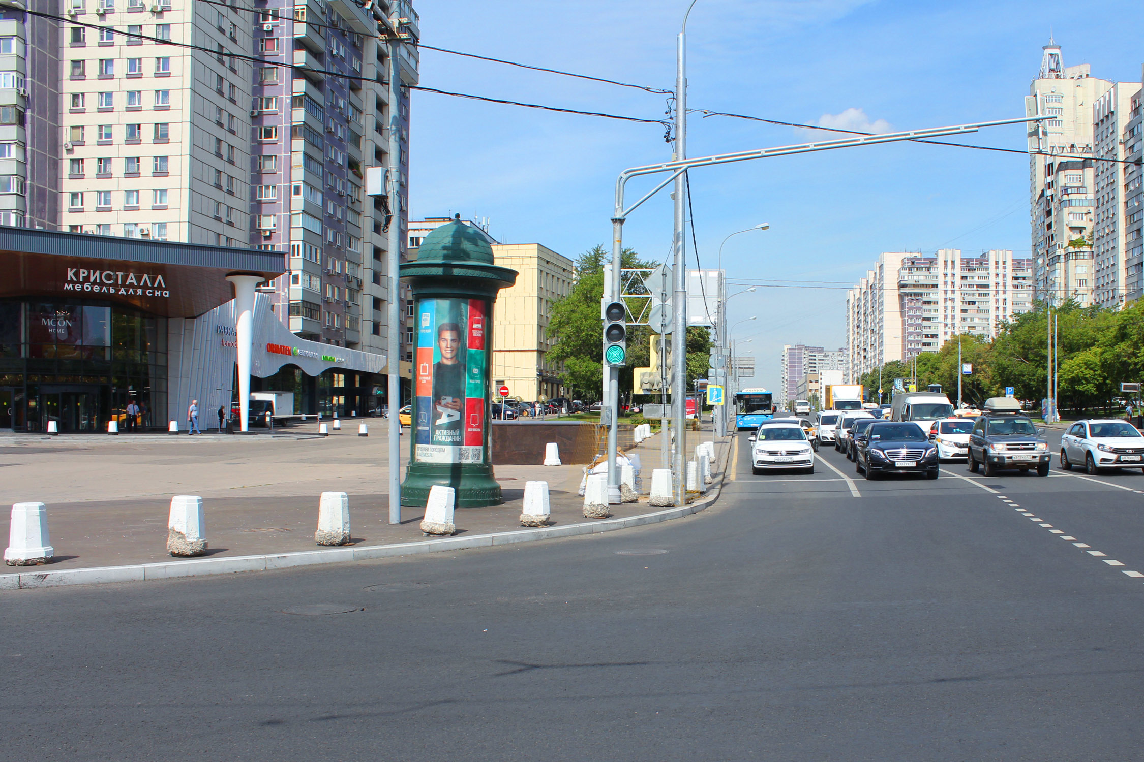 Фотография рекламного носителя, тип: Пиллар 3x1.4, адрес: Марксистская ул., д.38, Москва, Россия. Сторона Б №522001