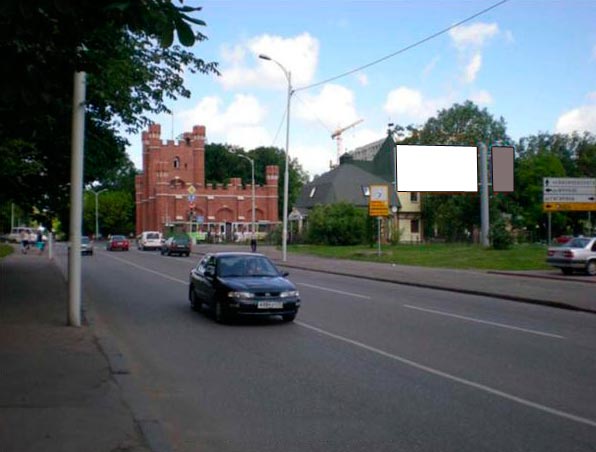 Фотография рекламного носителя, тип: Билборд 3x6, адрес: Литовский Вал ул., Калининград, Калининградская область, Россия. Сторона A №222440