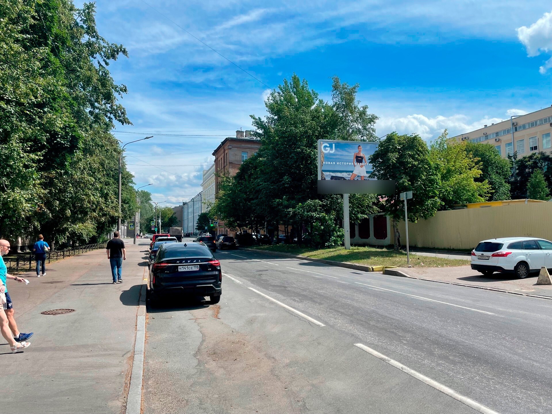 Фотография рекламного носителя, тип: Билборд 3x6, адрес: Белоостровская ул., д.26, корп.2, Санкт-Петербург, Россия. Сторона А1 №631908