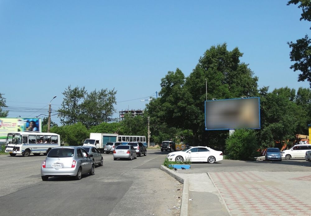 Фотография рекламного носителя, тип: Билборд 3x6, адрес: Тихоокеанская ул. Х Шелеста ул., Хабаровск, Хабаровский край, Россия. Сторона Аh1-Аh4 №1349949