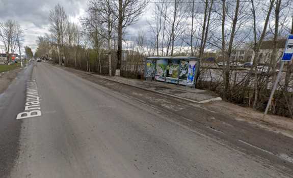 Фотография рекламного носителя, тип: Остановка 1.8x1.2, адрес: Владимирское ш., «ГАИ», Муром, Владимирская область, Россия. Сторона А №1335700