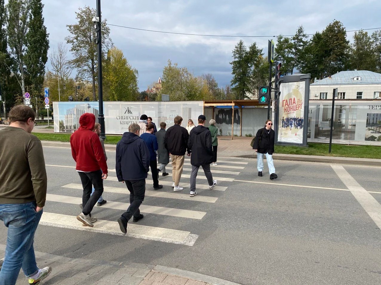 Фотография рекламного носителя, тип: Пиллар 3x1.4, адрес: Белинского ул. Х Сибирская ул., д.93, Пермь, Пермский край, Россия. Сторона В №1076307